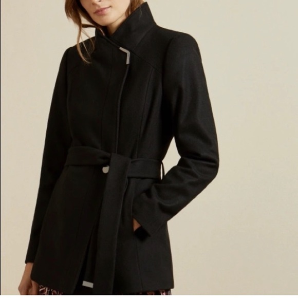 Ted Baker Jackets & Blazers - Ted Baker Wool wrap short coat